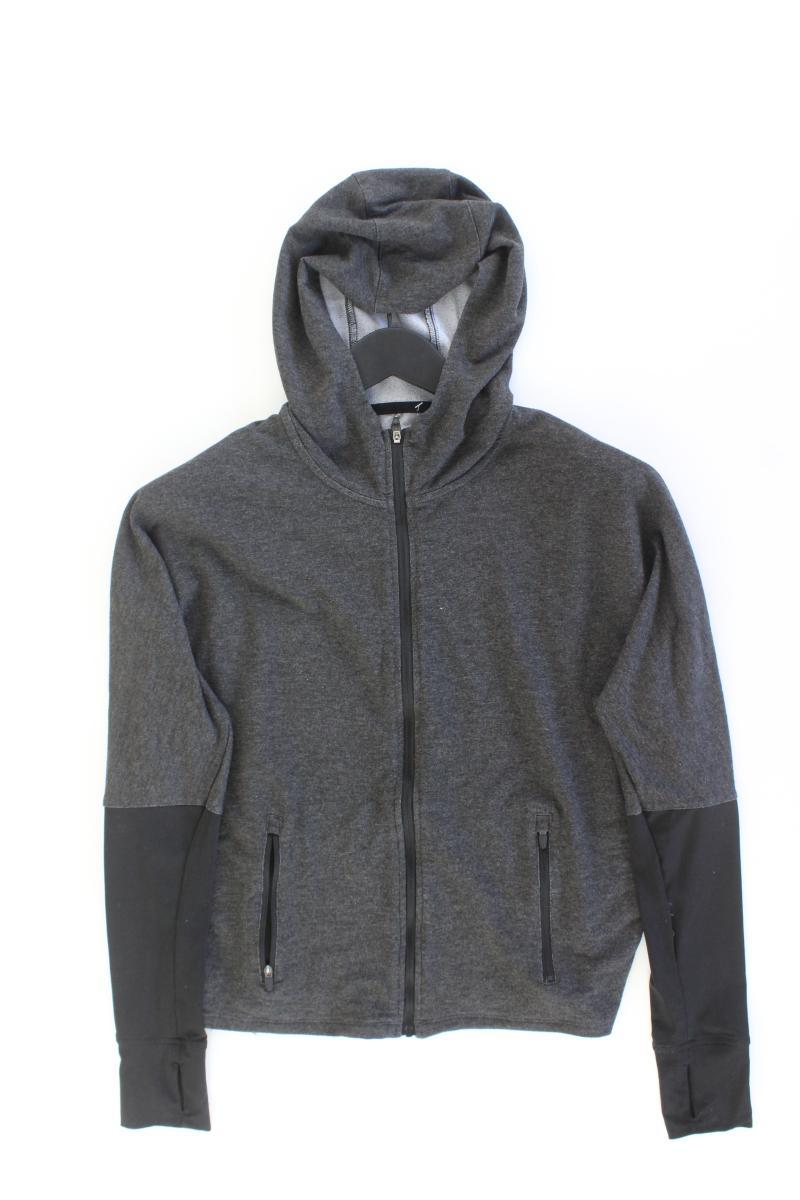 Sweatjacke Gr. 34 grau aus Viskose