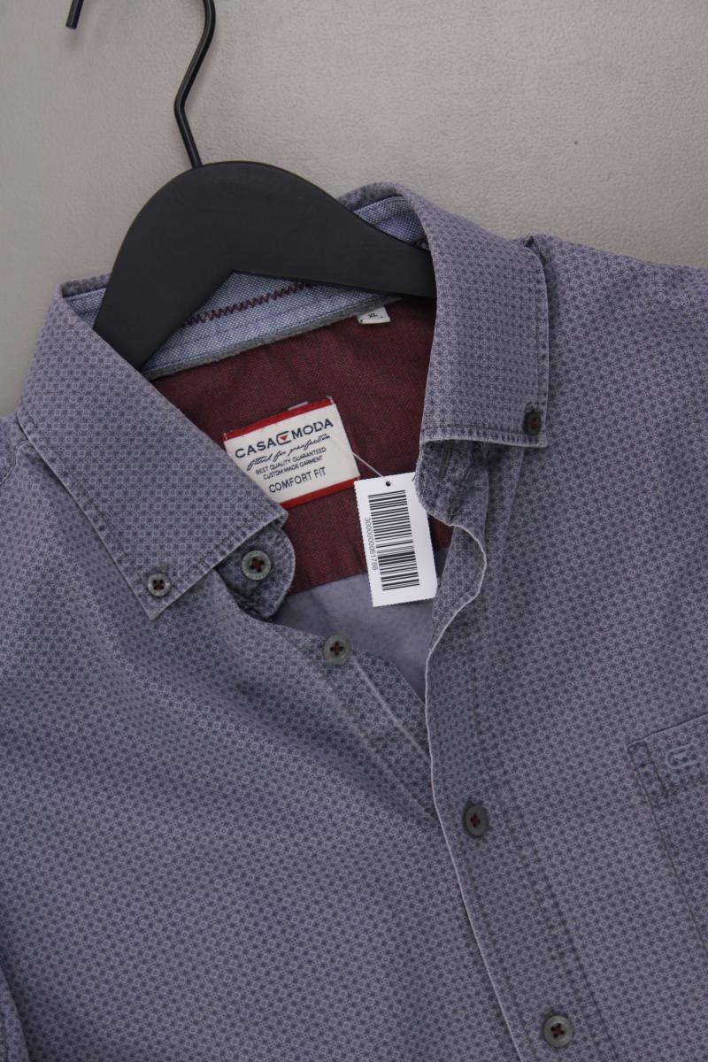 Casa Moda Langarmhemd für Herren Gr. Hemdgröße 43/44 blau