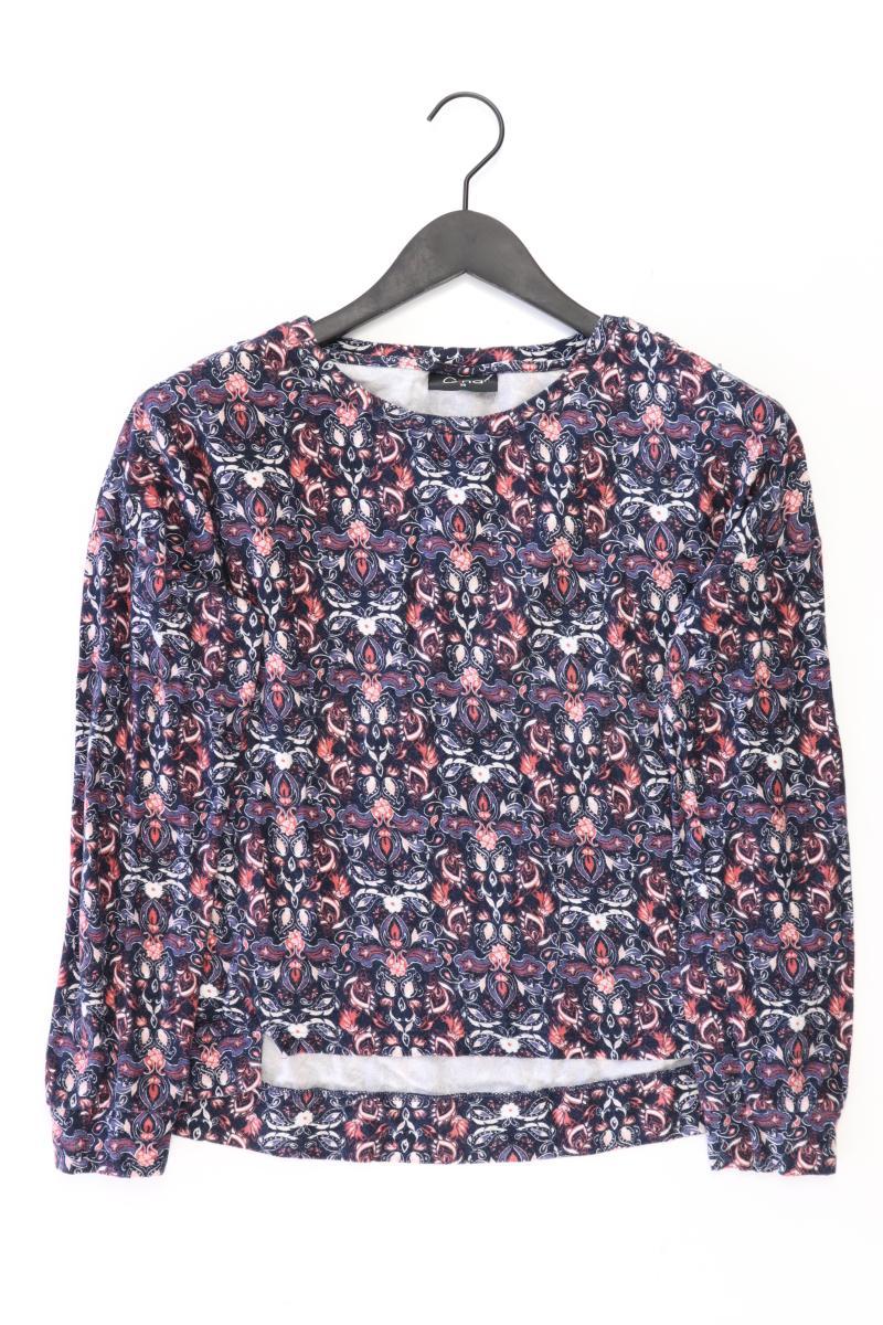 Gina Langarmshirt Gr. 38 mit Blumenmuster mehrfarbig