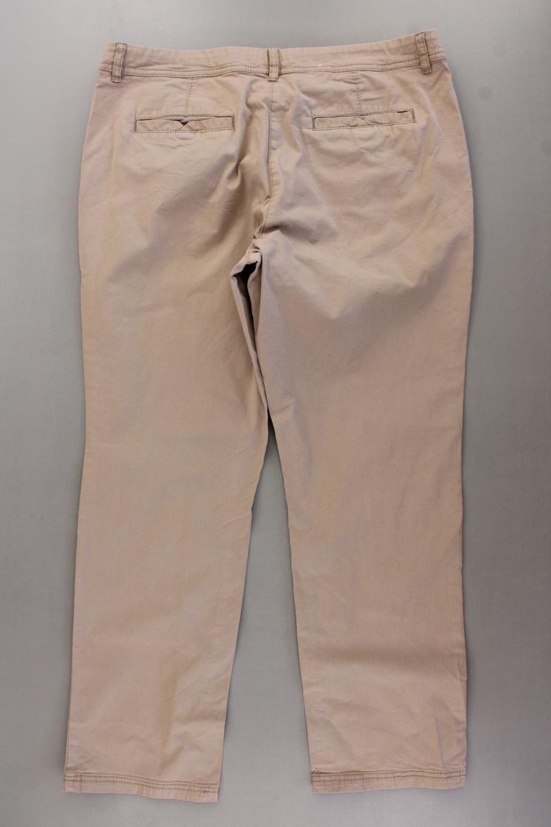 Lisa Tossa Chinohose Gr. 46 creme aus Baumwolle