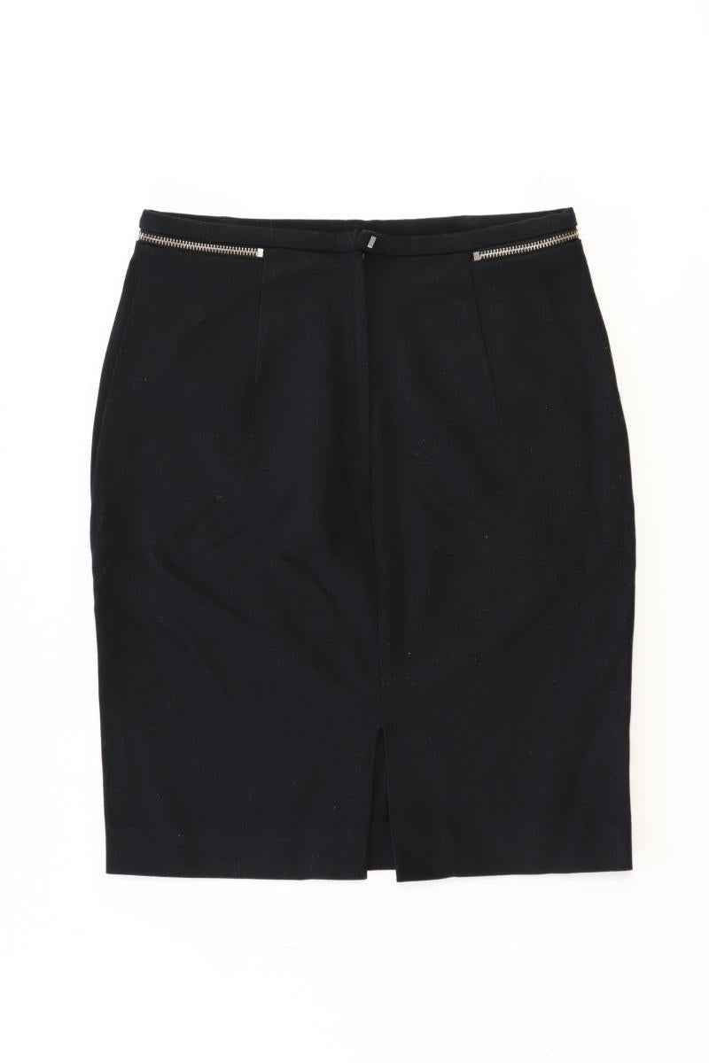 H&M Bleistiftrock Gr. 36 schwarz aus Polyester