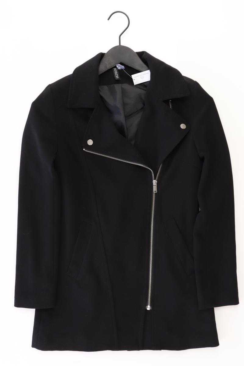 H&M Wintermantel Gr. 32 neuwertig schwarz aus Polyester