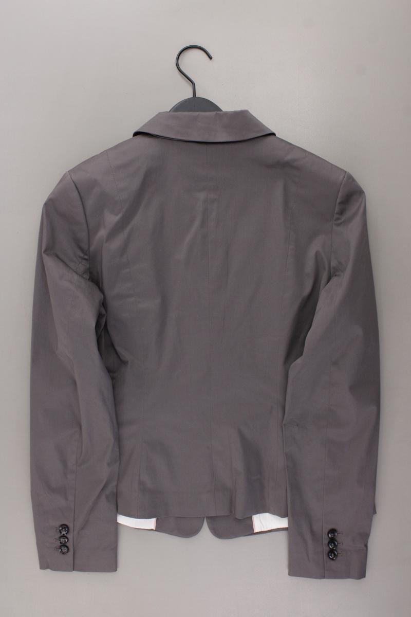 H&M Blazer Gr. 36 grau aus Baumwolle