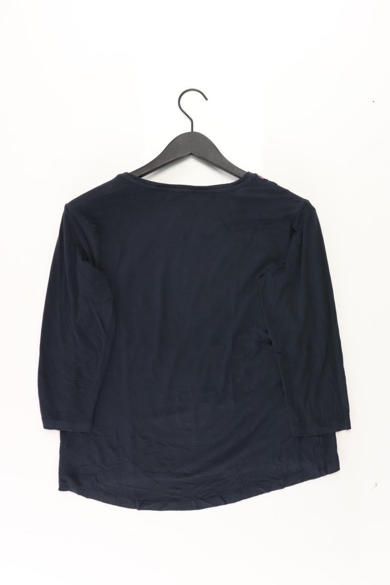 Gina Laura Printshirt Gr. M 3/4 Ärmel blau aus Polyester
