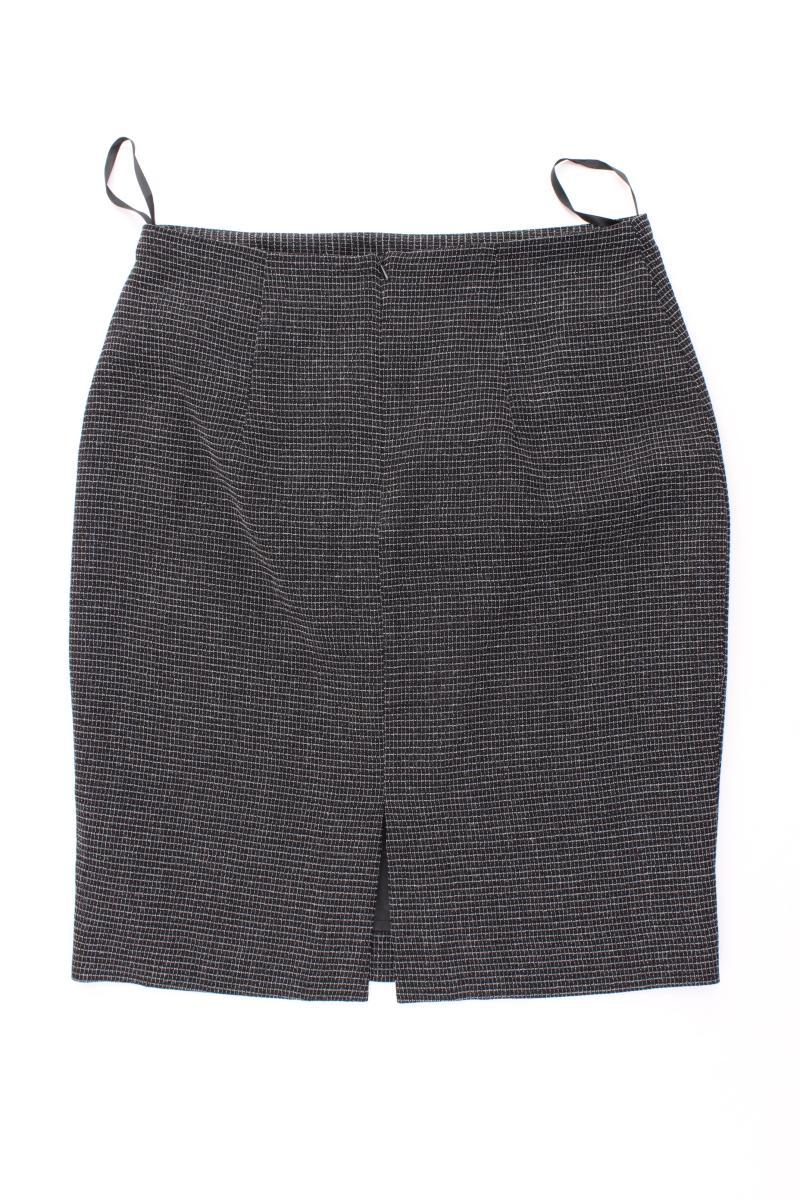 Wallis Bleistiftrock Gr. 38 kariert grau aus Polyester