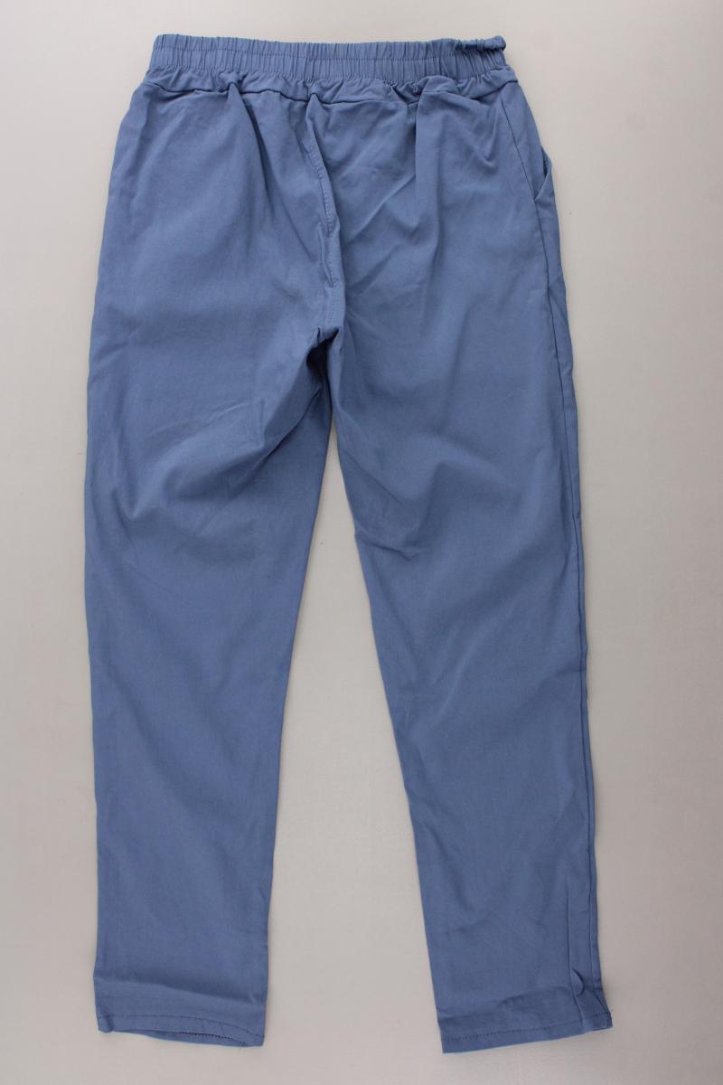 Made in Italy Hose Gr. M blau aus Viskose