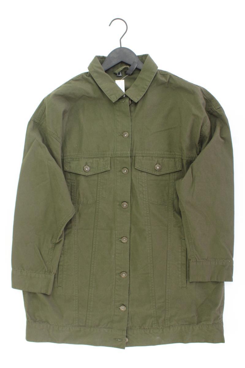 Lange Jacke Gr. 46 olivgrün