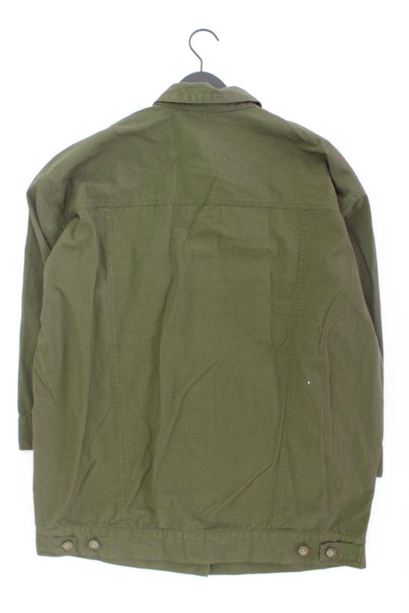 Lange Jacke Gr. 46 olivgrün