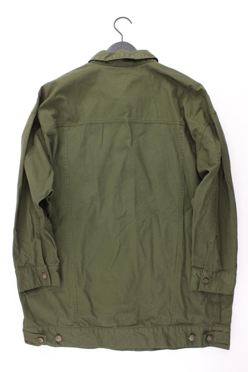 Rainbow Übergangsjacke Gr. 46 olivgrün aus Baumwolle
