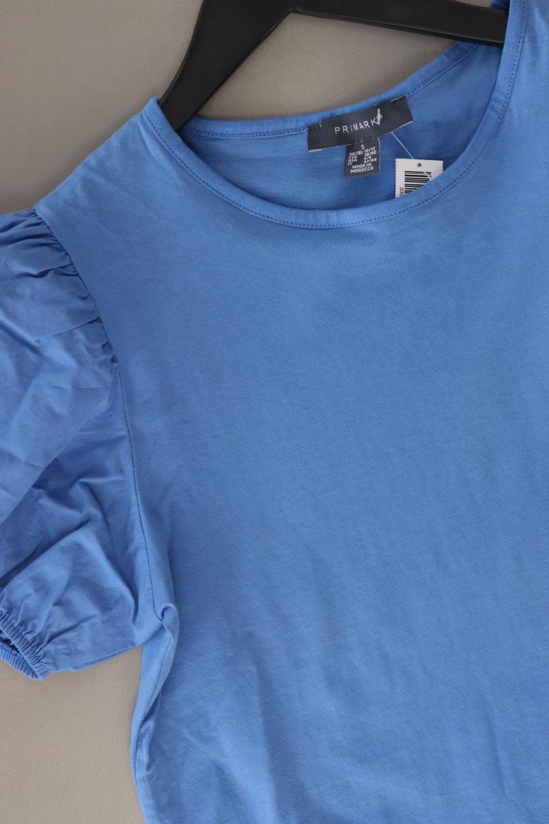 Primark Shirt Gr. S Kurzarm blau
