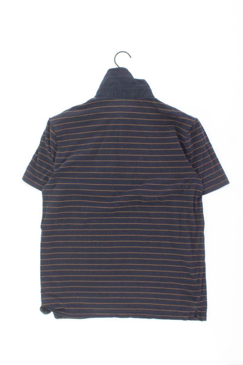 Mexx Poloshirt für Herren Gr. L gestreift Kurzarm blau aus Baumwolle