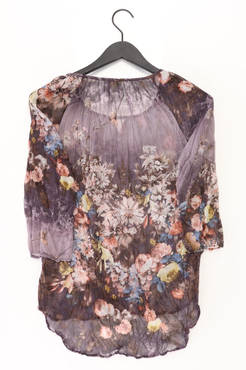 Liberty Bluse Gr. S mit Blumenmuster 3/4 Ärmel lila aus Polyester