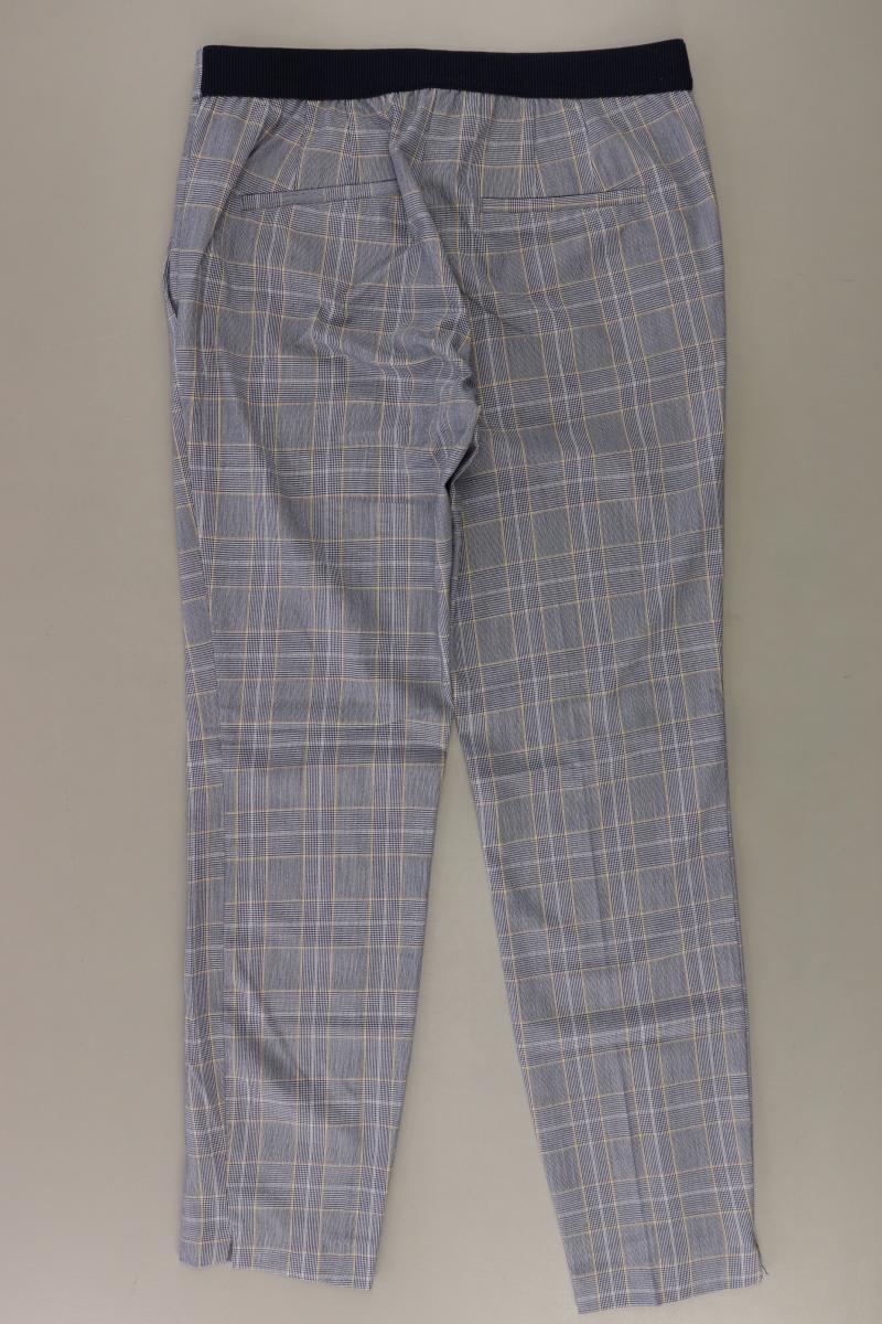 Zara Stretchhose Gr. M kariert blau aus Polyester