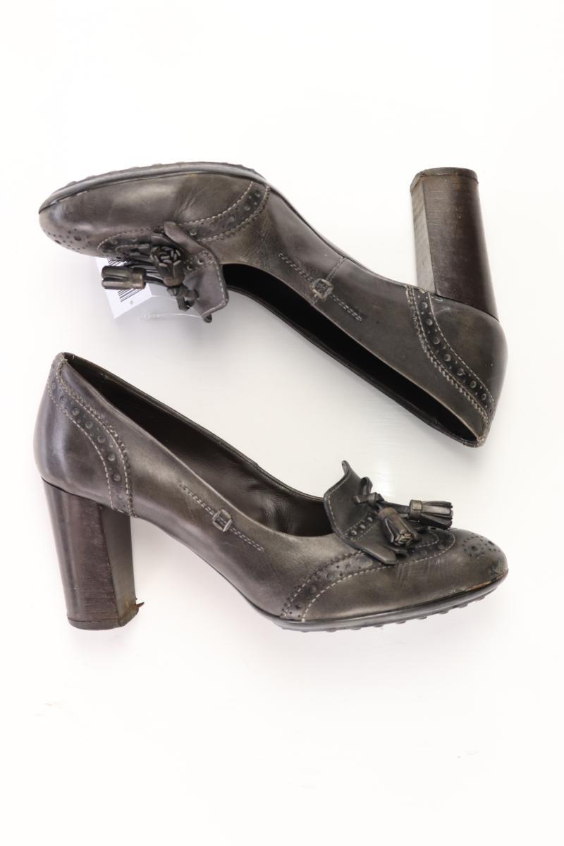 Tod's Pumps Gr. 37 grau aus Leder