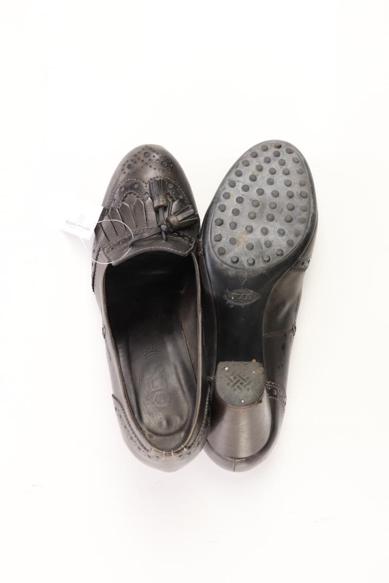 Tod's Pumps Gr. 37 grau aus Leder