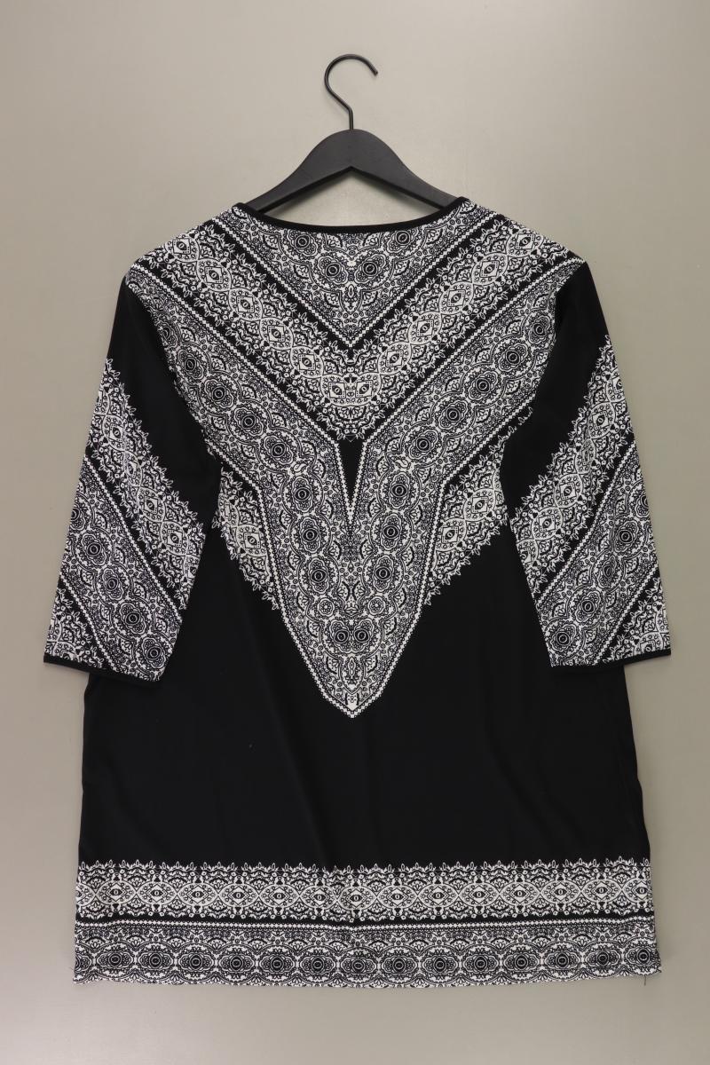 Midikleid Gr. M 3/4 Ärmel schwarz aus Polyester