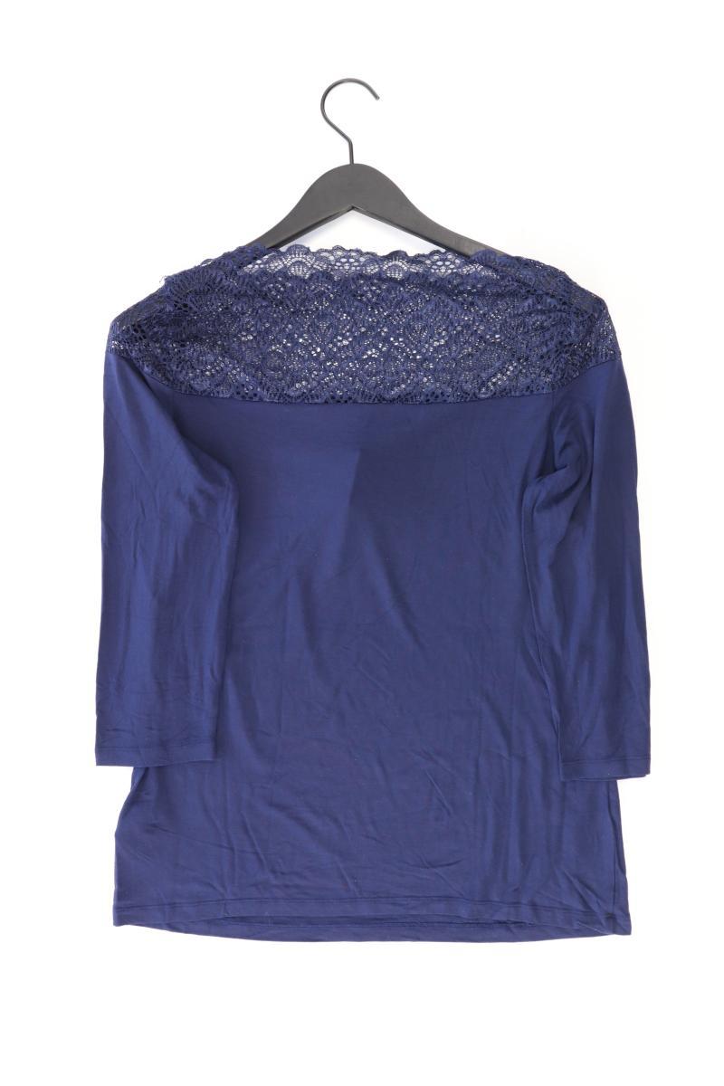 Anna Field Shirt Gr. 44 3/4 Ärmel blau aus Polyester