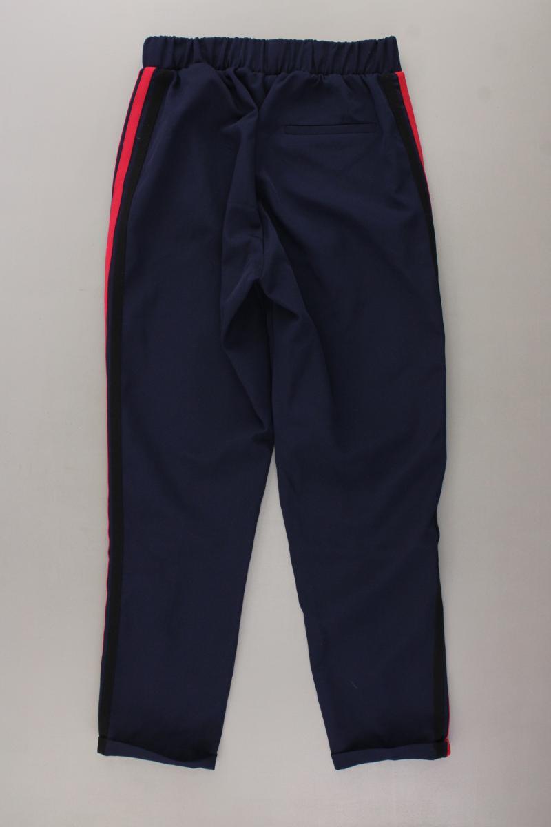 Zara Stretchhose Gr. XS blau aus Polyester