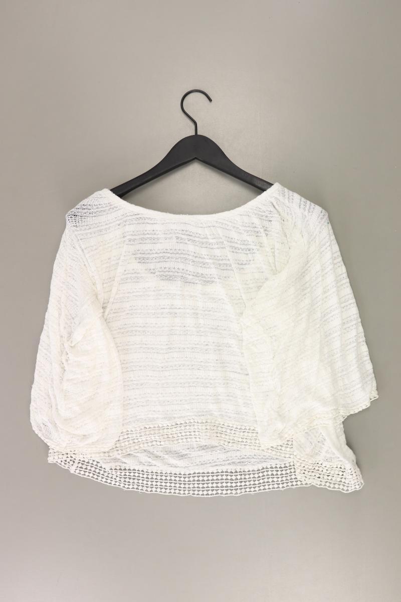 Reserved Bluse Gr. L Weite Ärmel weiß aus Viskose