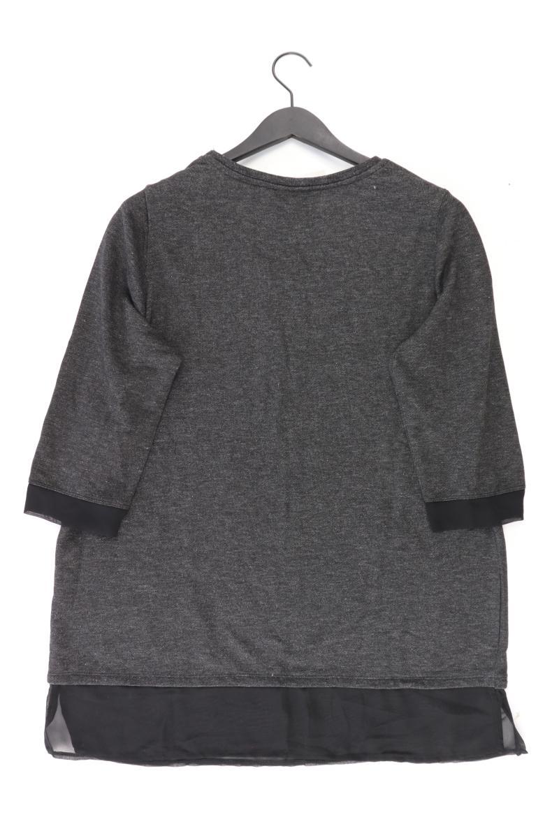Shirt Gr. 44 neu mit Etikett 3/4 Ärmel mit Pailletten grau aus Polyester