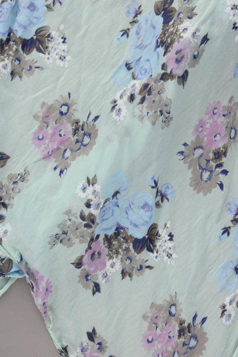 Tuch mit Blumenmuster blau