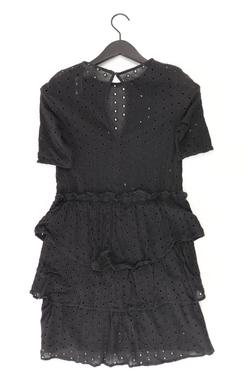 H&M Kurzarmkleid Gr. 36 schwarz aus Baumwolle