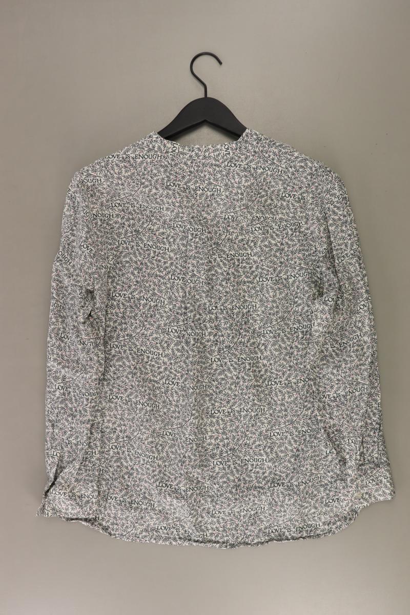 H&M Langarmbluse Gr. 42 creme aus Viskose
