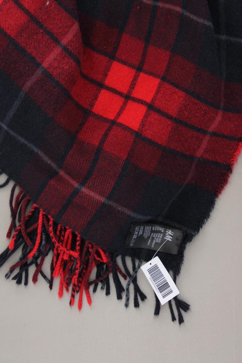 H&M Schal kariert mehrfarbig aus Polyacryl