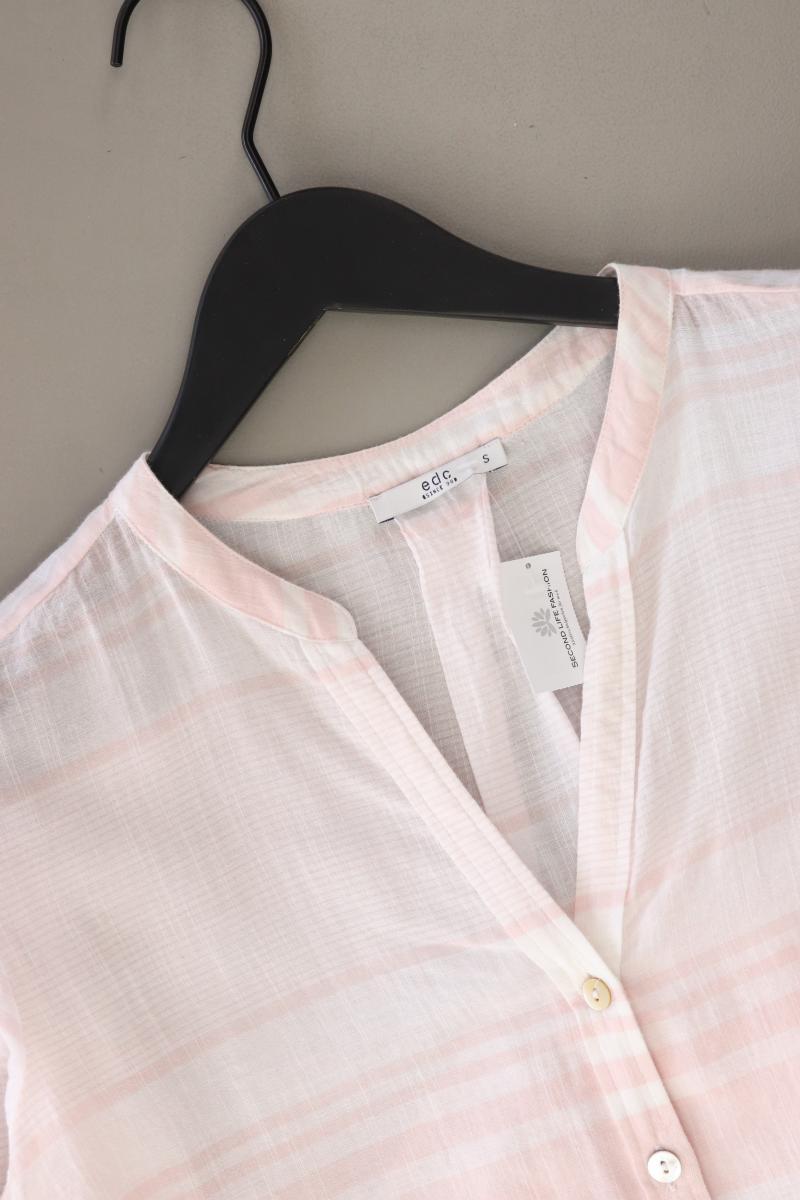 edc by Esprit Langarmbluse Gr. S gestreift rosa aus Baumwolle
