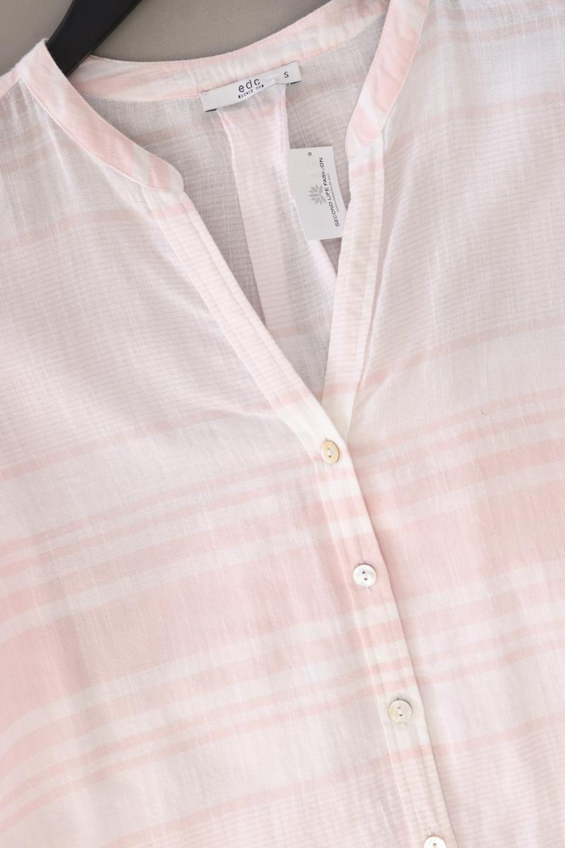 edc by Esprit Langarmbluse Gr. S gestreift rosa aus Baumwolle
