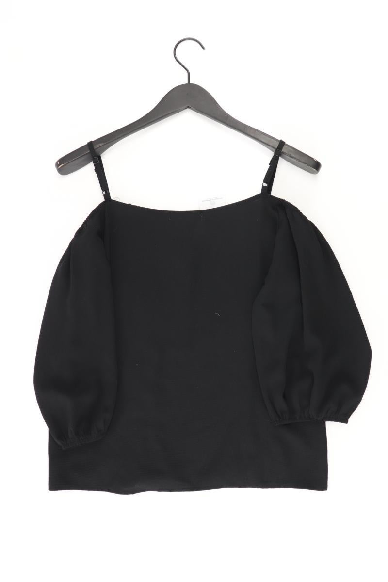 Bluse Gr. M 3/4 Ärmel schwarz aus Polyester