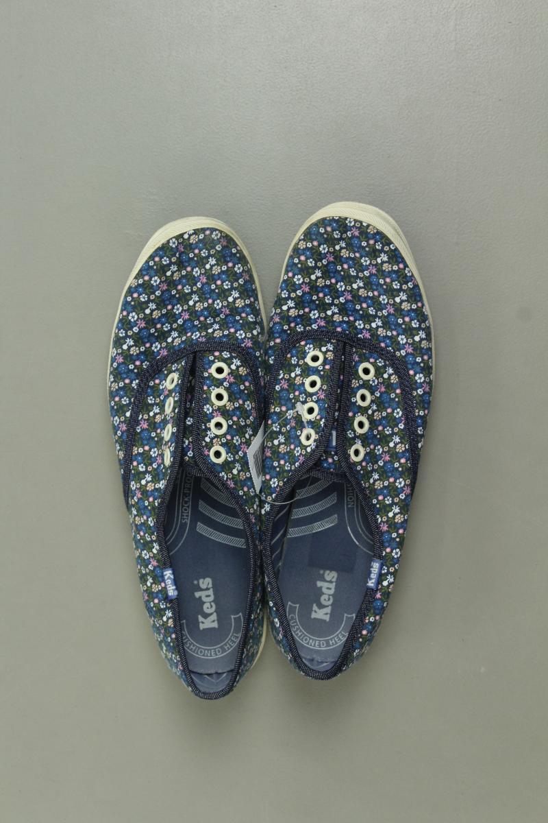 Keds Schuhe Gr. 37 mit Blumenmuster blau