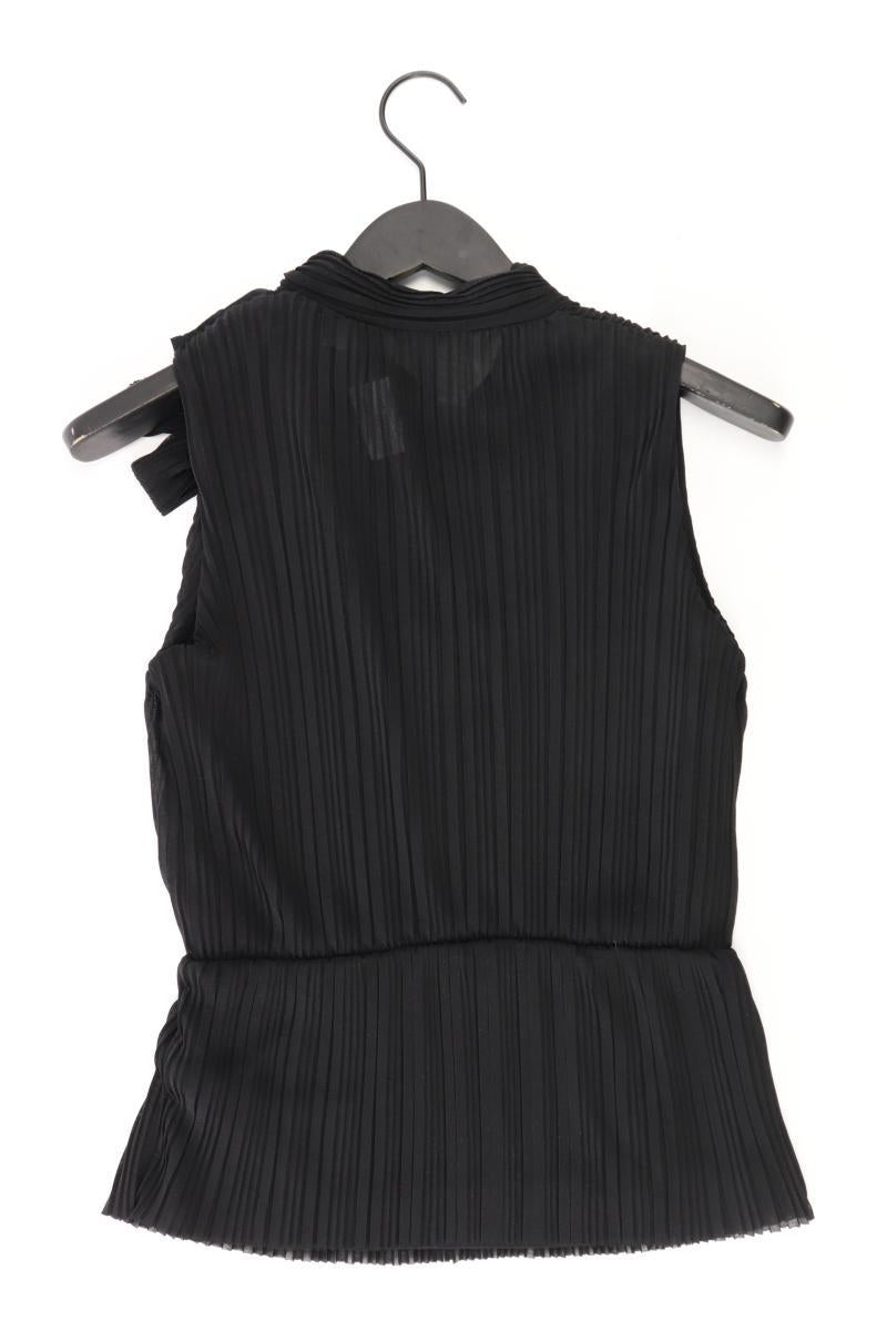 H&M Schluppenbluse Gr. S Ärmellos schwarz aus Polyester