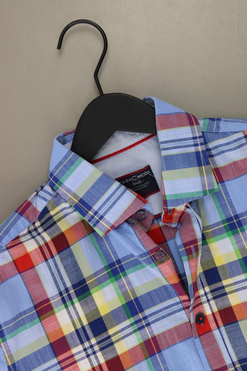 Casa Moda Karohemd für Herren Gr. Hemdgröße 41/42 kariert Kurzarm mehrfarbig