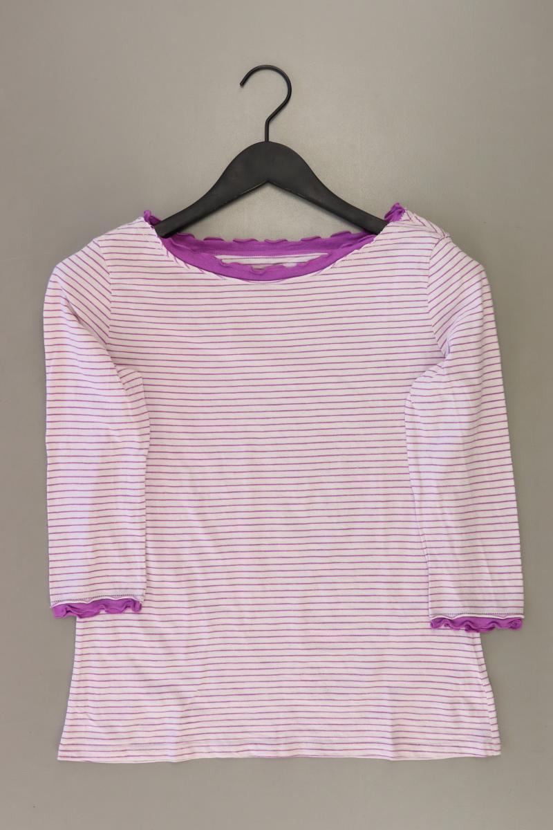edc by Esprit Ringelshirt Gr. S gestreift 3/4 Ärmel lila aus Baumwolle