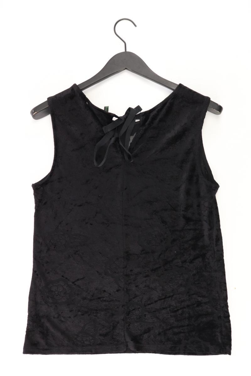 Benetton Bandeautop Gr. L Ärmellos schwarz