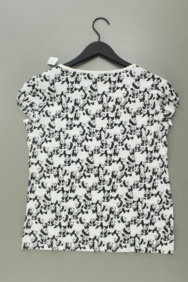 edc by Esprit Printshirt Gr. S mit Tierdruck Kurzarm weiß