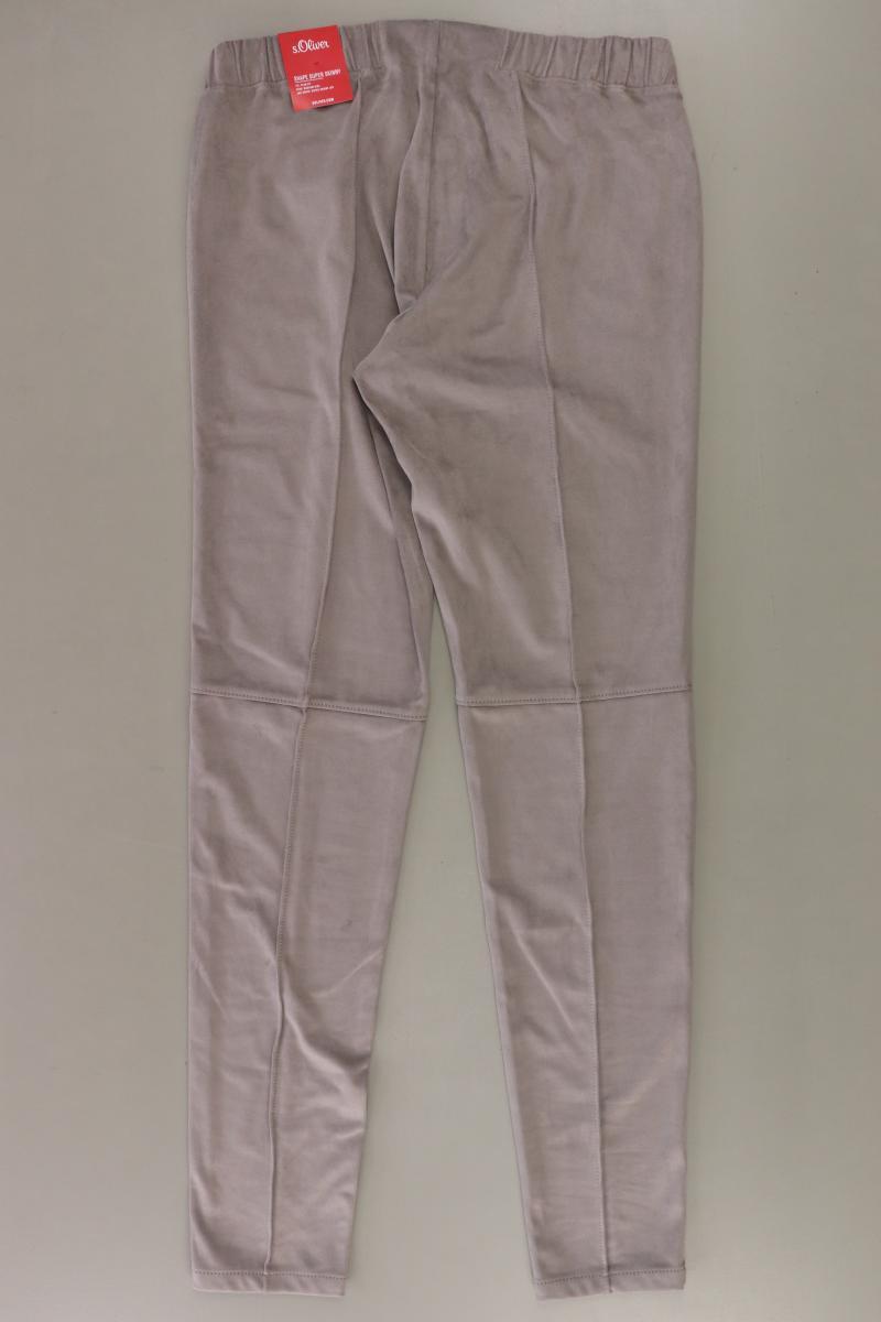 s.Oliver Leggings Gr. 40 neu mit Etikett grau aus Polyester
