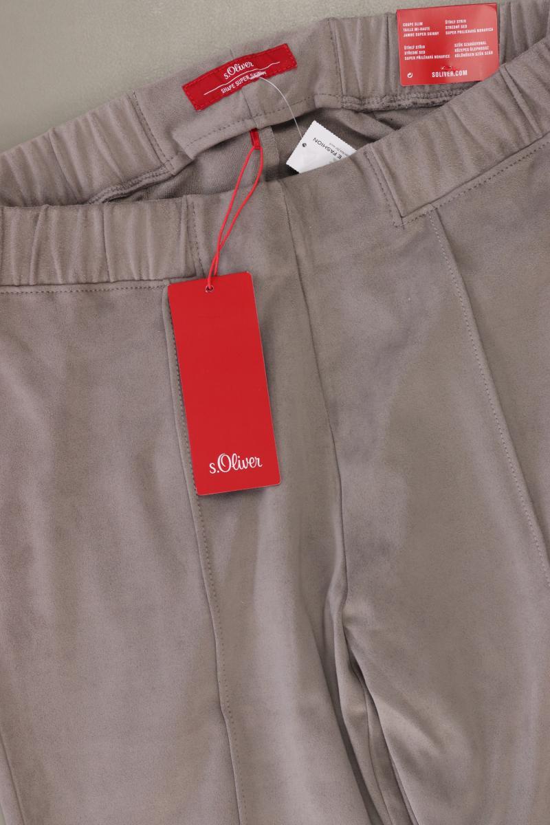 s.Oliver Leggings Gr. 40 neu mit Etikett grau aus Polyester