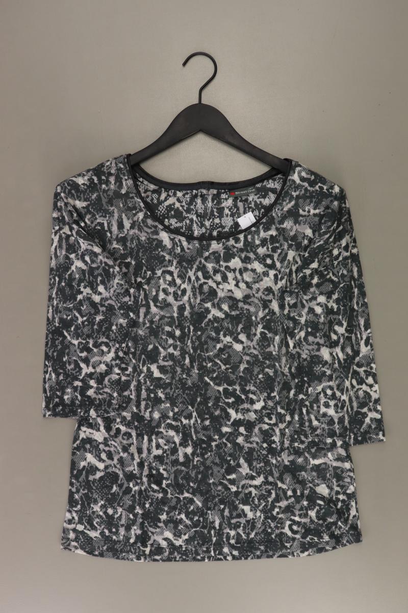 Street One Shirt Gr. 40 3/4 Ärmel grau aus Viskose
