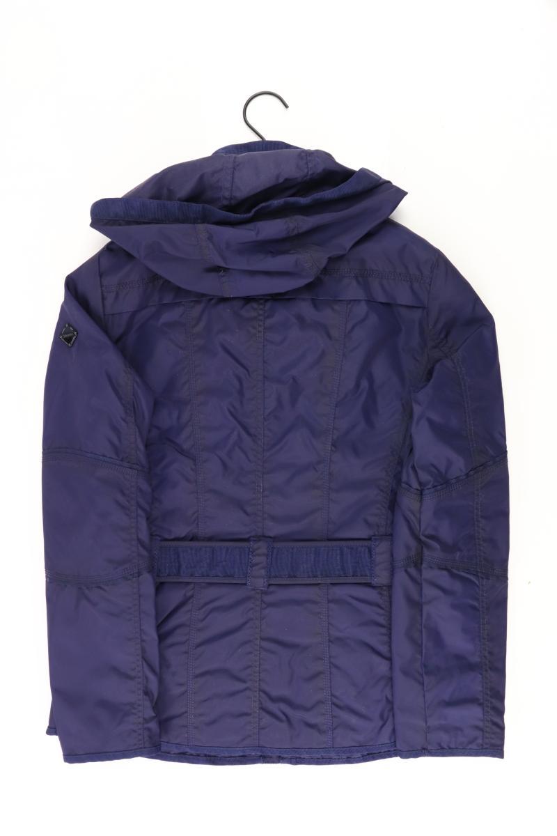 Street One Kapuzenjacke Gr. 38 mit Gürtel blau aus Nylon