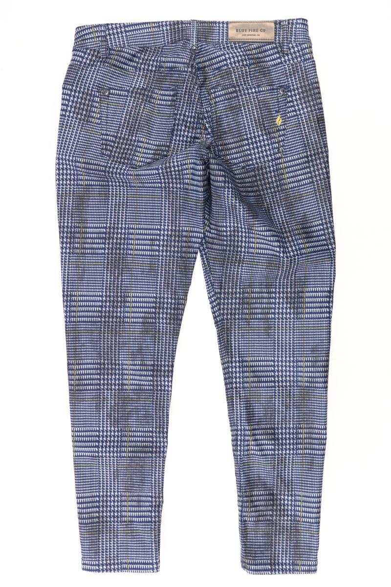 Bluefire Five-Pocket-Hose Gr. 40 hahnentritt blau aus Baumwolle
