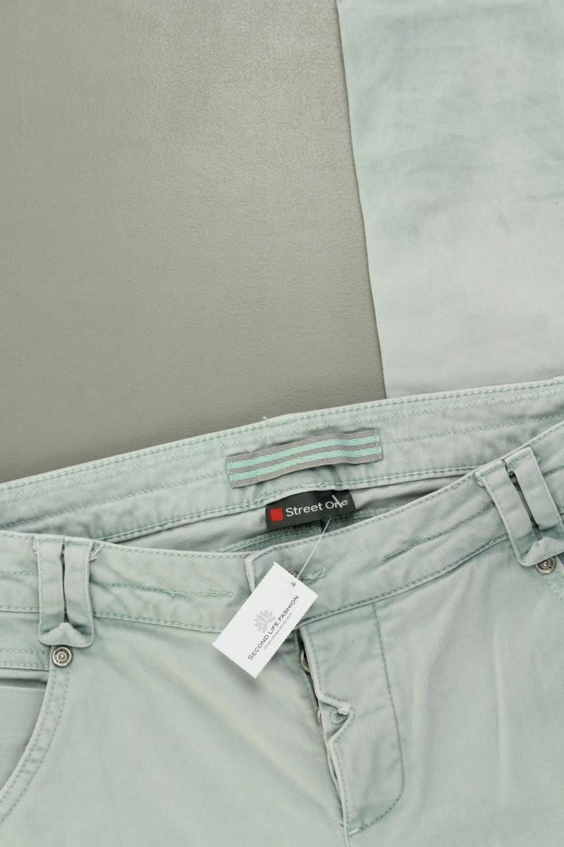 Street One Hose Gr. 36 grün aus Baumwolle