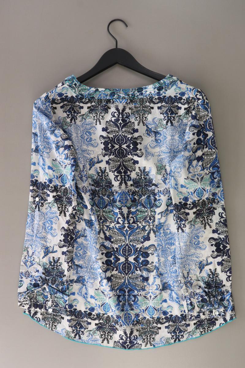 Street One Tunika Gr. 36 mit Blumenmuster Langarm blau aus Viskose