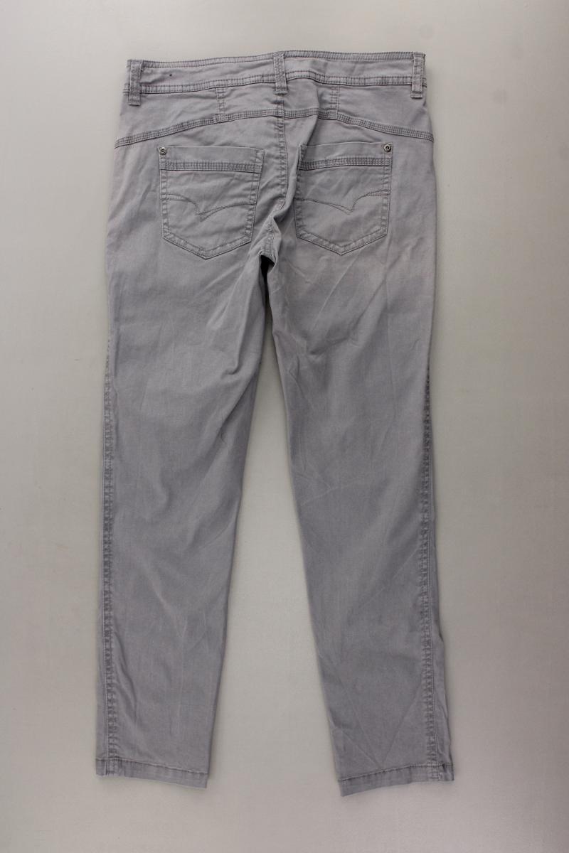 Street One Hose Gr. 34/L26 grau aus Baumwolle