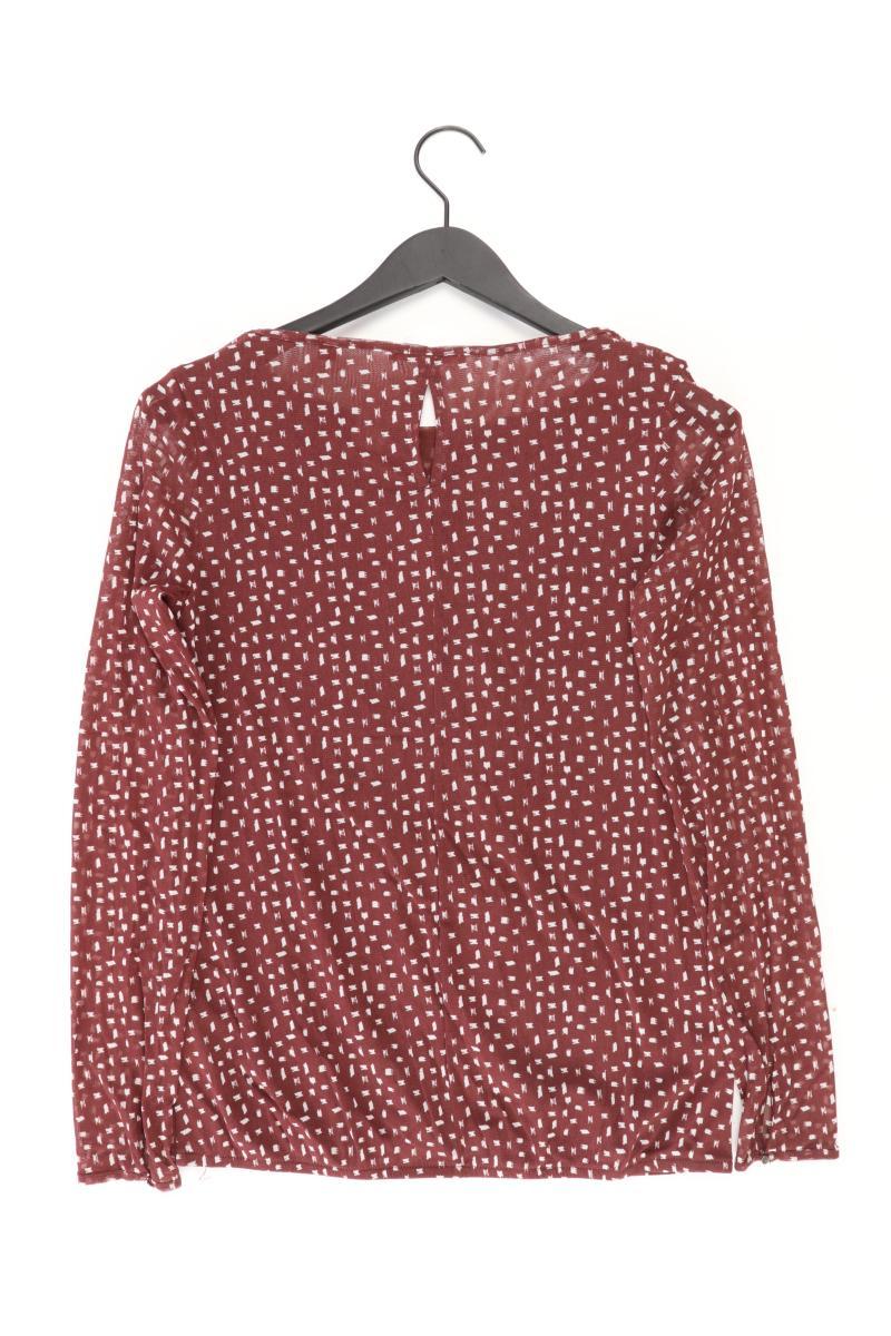 s.Oliver Langarmbluse Gr. 38 rot aus Polyester