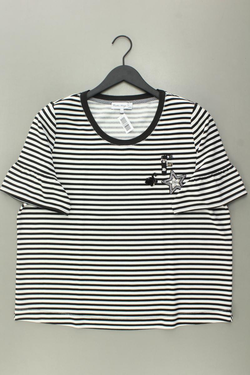 Bonita Ringelshirt Gr. L gestreift Kurzarm mehrfarbig aus Polyester