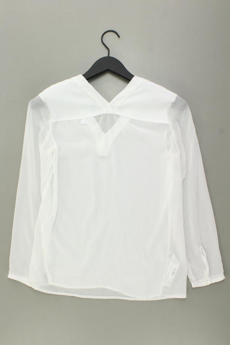 Mango Langarmbluse Gr. XS weiß aus Polyester