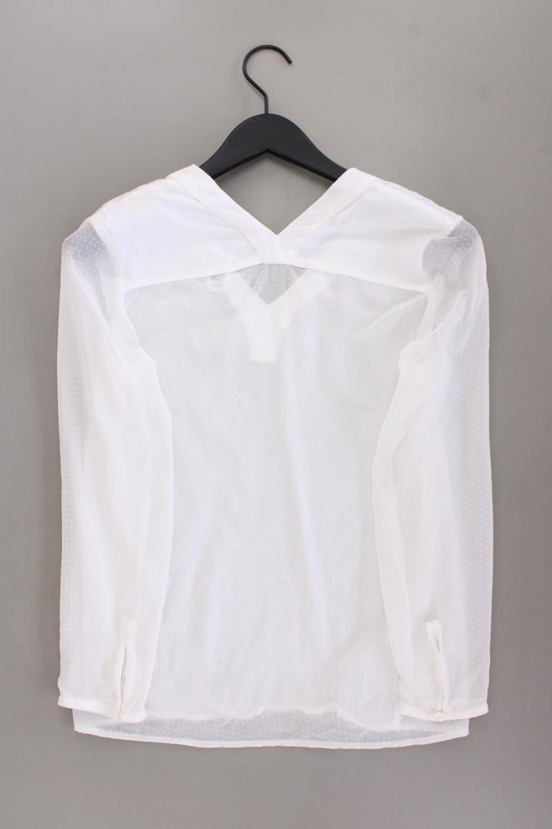 Mango Langarmbluse Gr. XS weiß aus Polyester