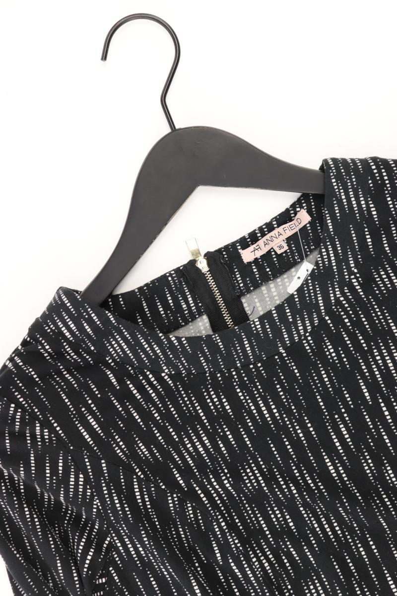 Anna Field Jerseykleid Gr. 36 Langarm schwarz aus Polyester